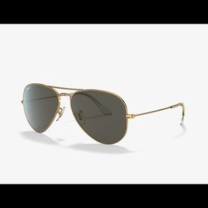 Small green/gold polarized sunglasses